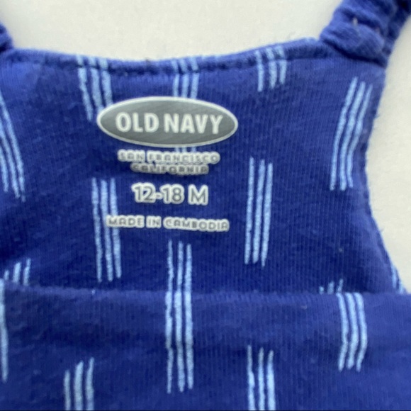 Old Navy Toddler Girls Blue Tiered Ruffled Tunic Sun Dress 12-18M - Picture 6 of 12